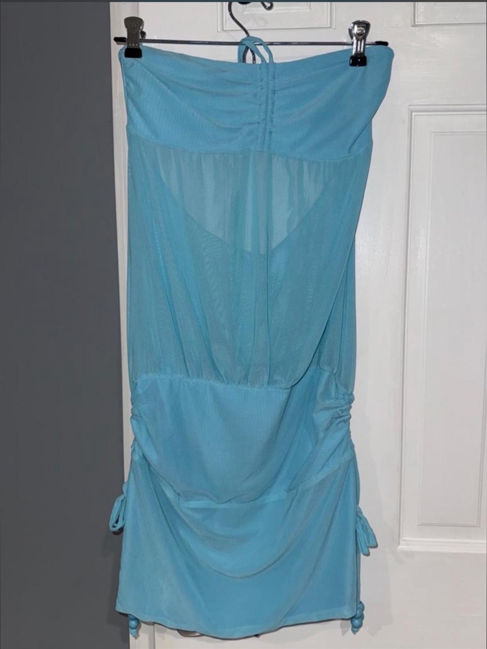 Outcast Clothing Pipah Mini Dress in Blue